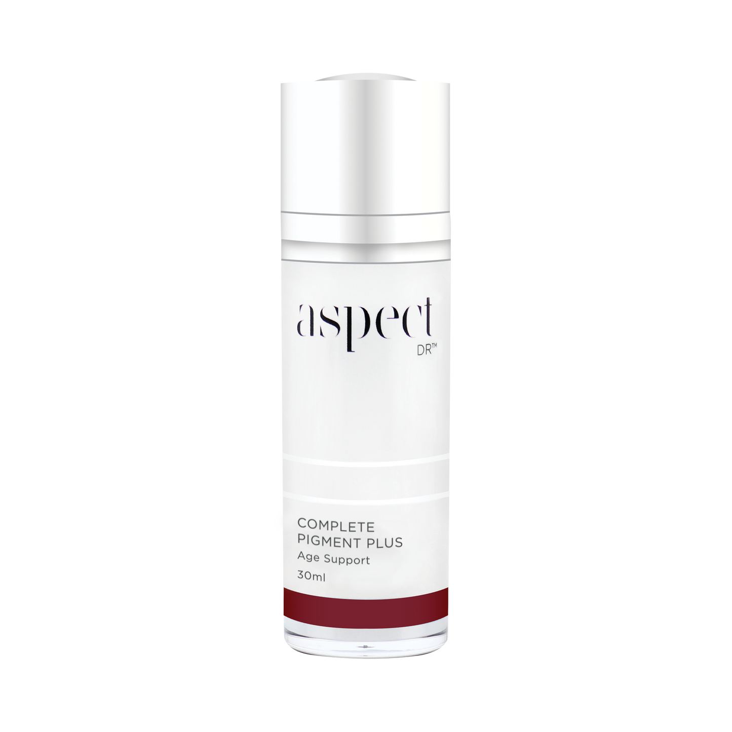 Aspect Dr Complete Pigment Plus Age Support | Experience a ground-breaking solution to pigment correction with our all-new Complete Pigment Plus Age Support serum. This effective yet gentle serum is formulated with antioxidants and phytoestrogens to visibly minimise the appearance of fine lines, wrinkles, skin discolouration, and age spots. With added barrier-fortifying ingredients ideal for hormonally imbalanced or sensitised skin, this serum will promote a bright and youthful complexion.