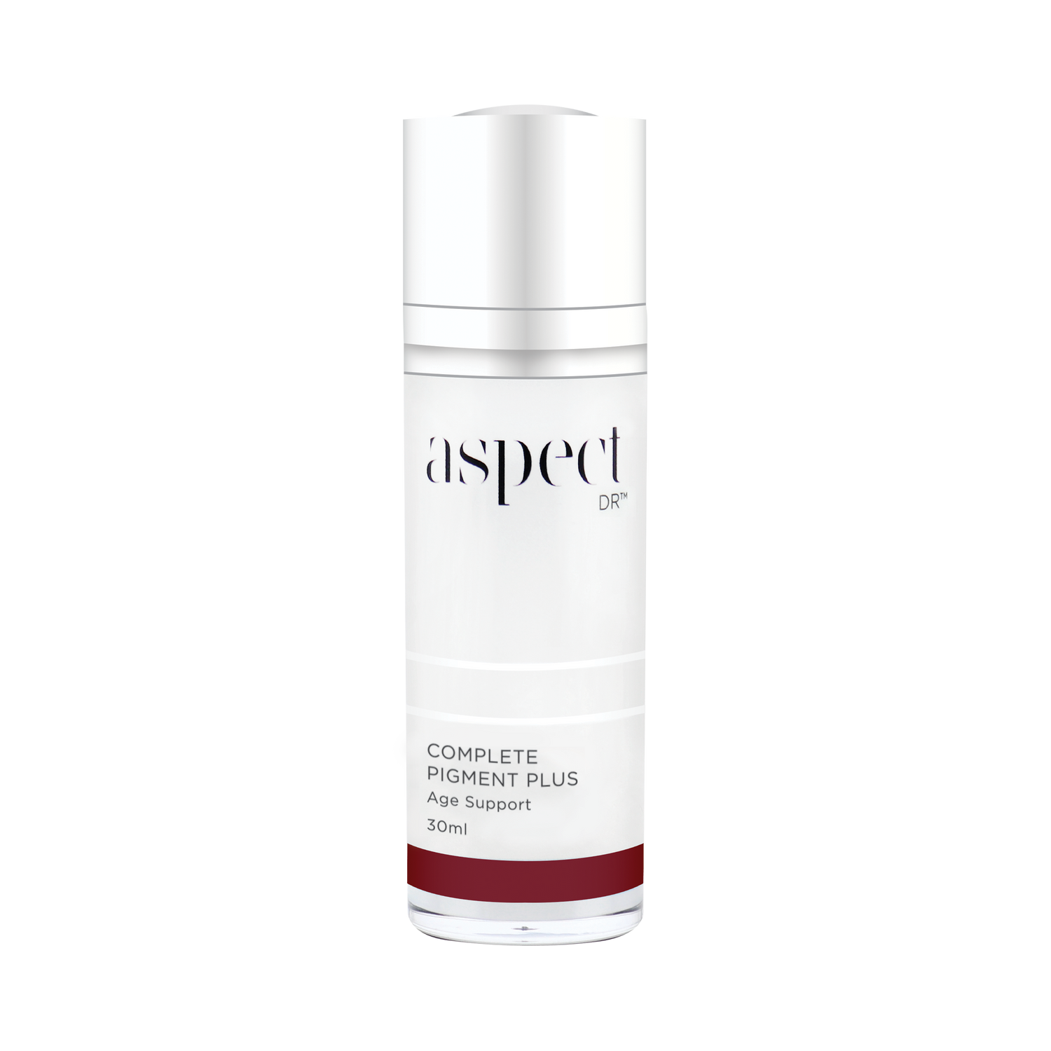 Aspect Dr Complete Pigment Plus Age Support | Experience a ground-breaking solution to pigment correction with our all-new Complete Pigment Plus Age Support serum. This effective yet gentle serum is formulated with antioxidants and phytoestrogens to visibly minimise the appearance of fine lines, wrinkles, skin discolouration, and age spots. With added barrier-fortifying ingredients ideal for hormonally imbalanced or sensitised skin, this serum will promote a bright and youthful complexion.
