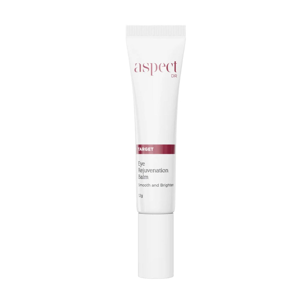 The Aspect Dr Eye Rejuvenation Balm combines potent peptides, antioxidants, and emollients to hydrate, smooth, and reduce the look of dark circles.&nbsp;