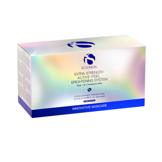 S Clinical Extra Strength Active Peel System | Achieve professional-grade results with clinically advanced Extra Strength Active Peel Brightening System. This powerful, fast-acting, two-step treatment is designed to visibly resurface and brighten the skin’s appearance while providing advanced hydration, minimising the appearance of fine lines and renewing the look of skin tone and texture. Experience instantly glowing skin as well as long-term results with this breakthrough brightening at home treatment.