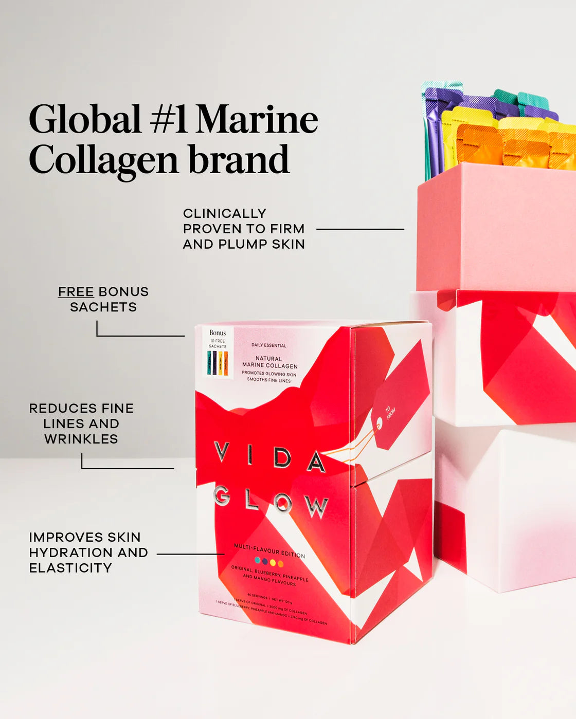 Limited Edition: Vida Glow Marine Collagen Multi-Flavour