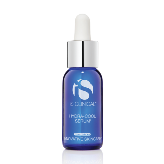 IS Clinical HYDRA-COOL SERUM is refreshing, powerful, penetrating serum that rejuvenate, visibly soothes and provides hydration to dry skin. Hydra-cool serum combines superior antioxidants with essential botanicals and bio-nutrients and is designed for all skin types. Suitable for all ages and gentle enough for even the most sensitive skin.