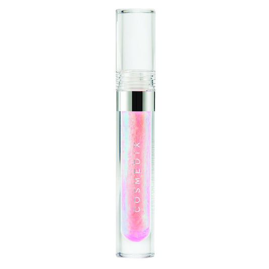 Cosmedix Lumi Crystal Gloss - Coat your lips with luxurious, iridescent shine with this age-defying lip hydrator that seals in intense moisture for a rejuvenated look.  Formulated with a 90% liquid crystal base and a pep- tide, this liquid crystal lip hydrator transforms the look of skin and deeply conditions lips. Leaving behind a high-shine, prismatic effect, this gorgeous topper keeps lips looking lush and plump, revealing a youthful-looking pout. Infinity Skin Clinic