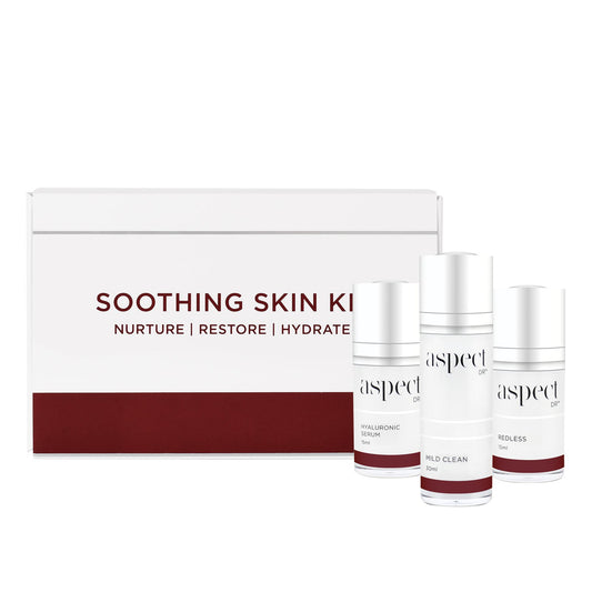 Aspect Dr Soothing Kit provides the exact support system for post non-ablative procedures, comprised of three key products formulated to soothe and restore what is often quite sensitive skin. Post-treatment skin requires gentle and reparative products to ensure skin heals quickly, calmly and beautifully. Infinity Skin Clinic 