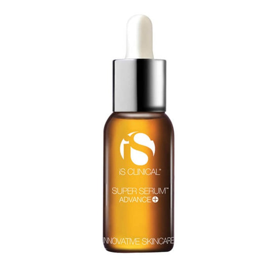 SERUM ADVANCE+ is a scientifically advanced, clinically proven formula that, for the first time, combines a 15% concentration of our next generation L-ascorbic acid (Vitamin C) with a bioidentical Copper Tripeptide Growth Factor. SUPER SERUM ADVANCE+ also contains powerful botanical antioxidants and safe skin brighteners.